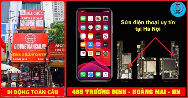 Sửa điện thoại gần đây uy tín tại Hà Nội