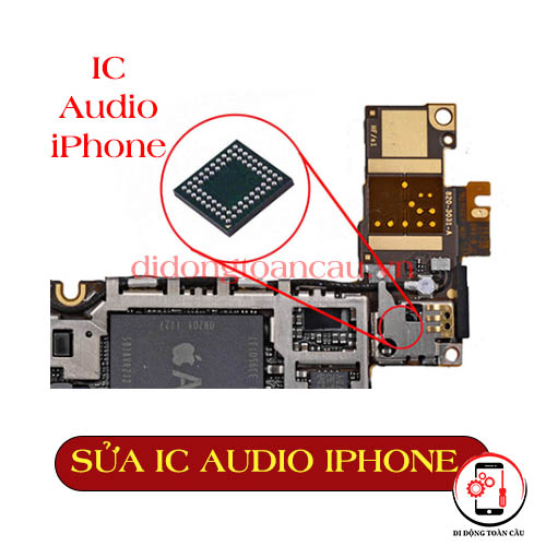 Sửa IC audio iphone 5S